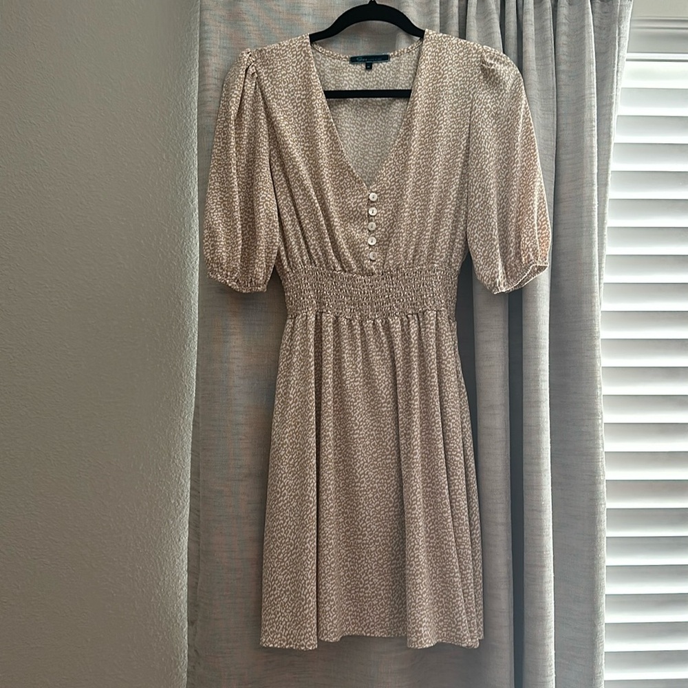 Shore 3/4 sleeve skater dress. Size M.